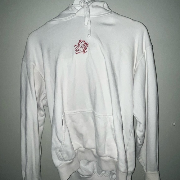 white brandy melville hoodie - Picture 1 of 5